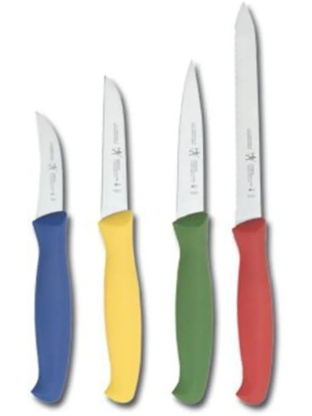 4-Piece Paring Knife Set - Precision Cutting, Ergonomic Handles, Kitchen